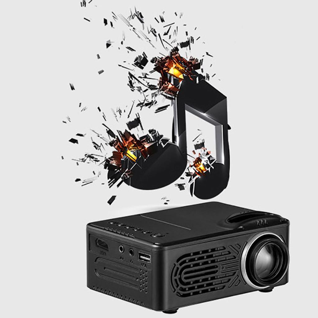 LED Home Theater Cinema HDMI Portable HD Projector Entertainment EU Plug