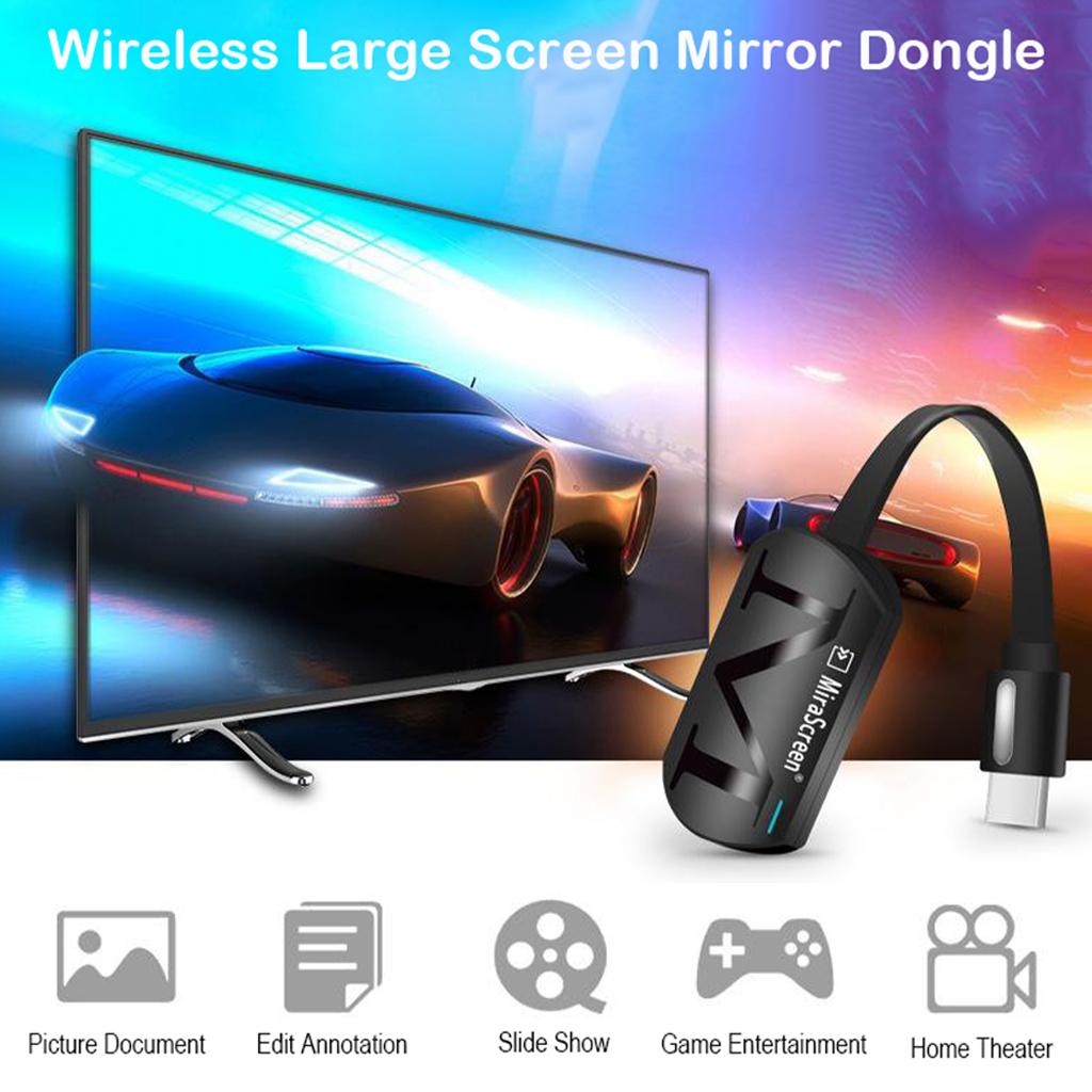 1080 Wireless Wifi Mobile Phone Screen TV Adapter HDMI Mirror Display Dongle