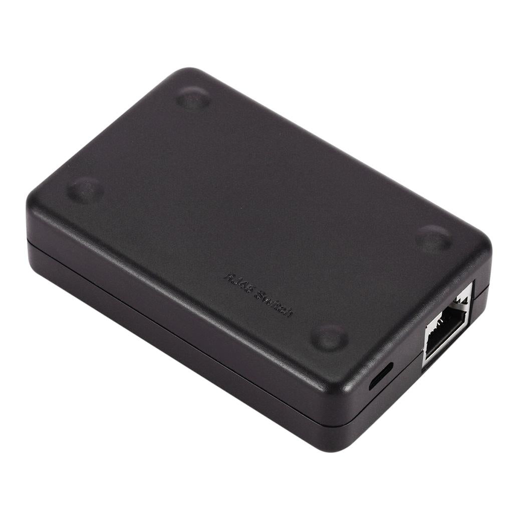 2 Ports RJ45 Lan Hub Network Switch Ethernet Adapter Splitter For Computer