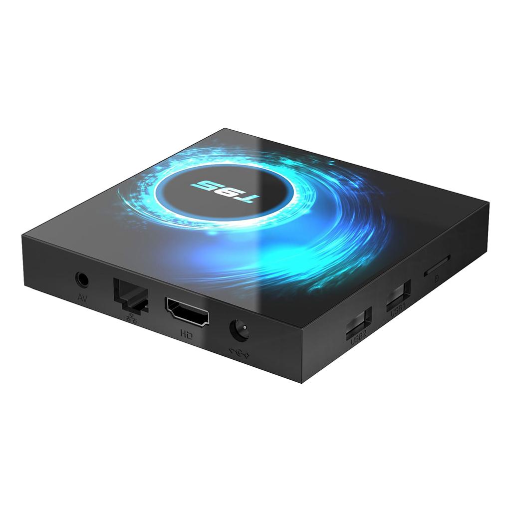 Quad Core Smart Media Player Digital STB 4GB+64GB UK Plug Single Frequency