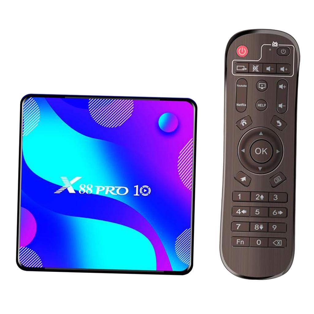 4K Ultra HD X88 PRO 10 Quad Core Smart Media Player 2G+16G AU Plug