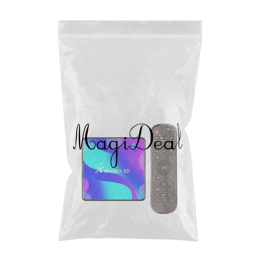 4K Ultra HD X88 PRO 10 Quad Core Smart Media Player 4G+32G UK Plug