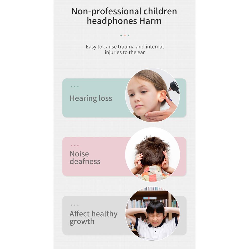 Cute Anime Glitter Bear Girl Kids Stereo Headphone With Microphone