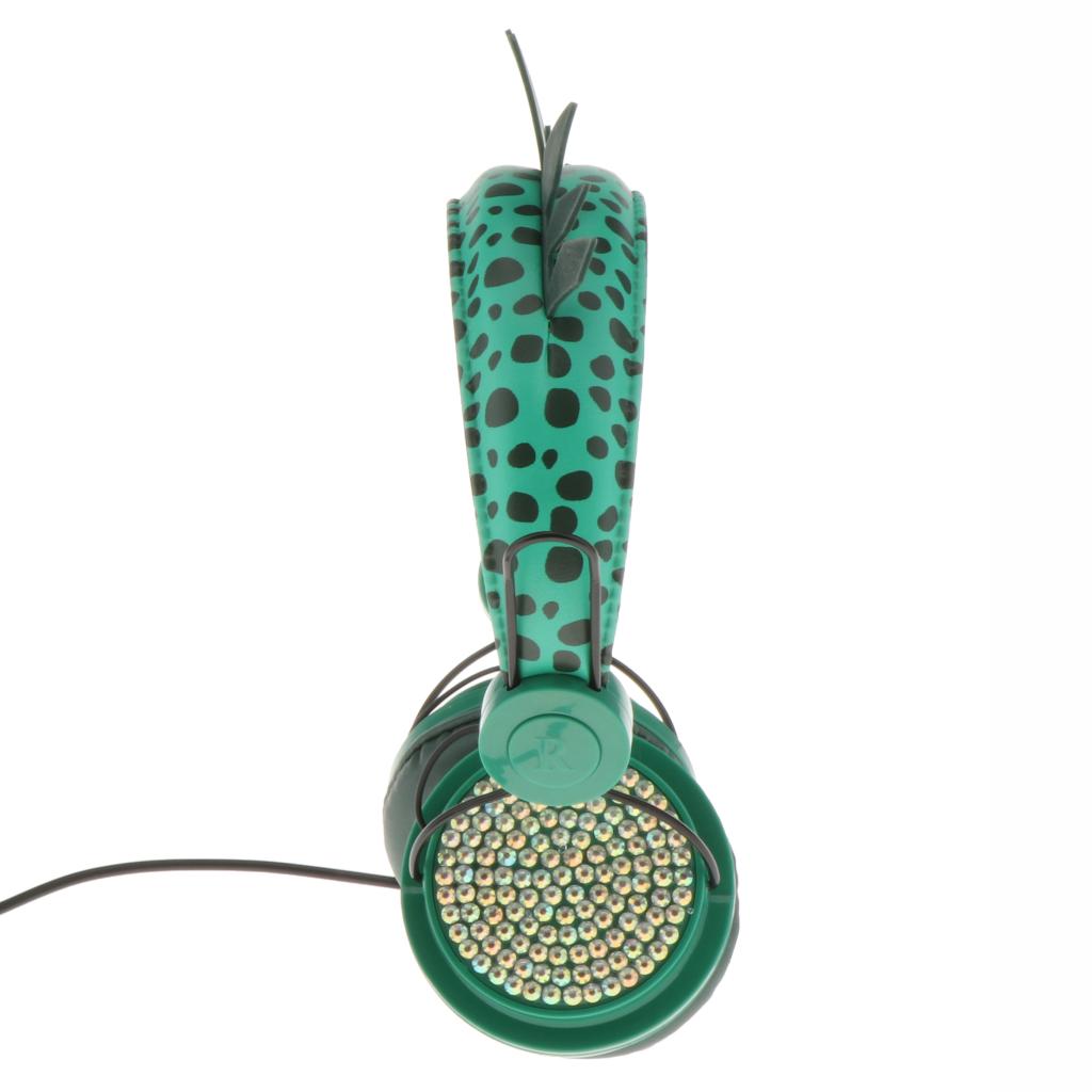 Cute Dinosaur Cartoon Kids Boys Wired Headphone Headset With Microphone