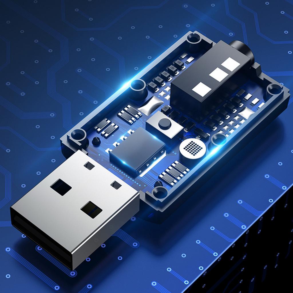 2in1 USB Bluetooth 5.0 Audio Transmitter Receiver Adapter for TV PC Car AUX