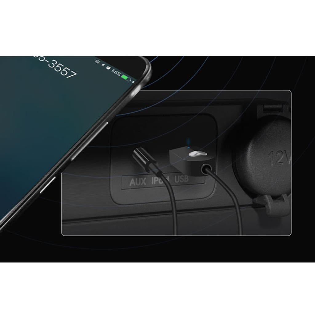 Mini USB Bluetooth 5.0 Audio Adapter Receiver 3.5mm AUX Speaker Auto Car Kit