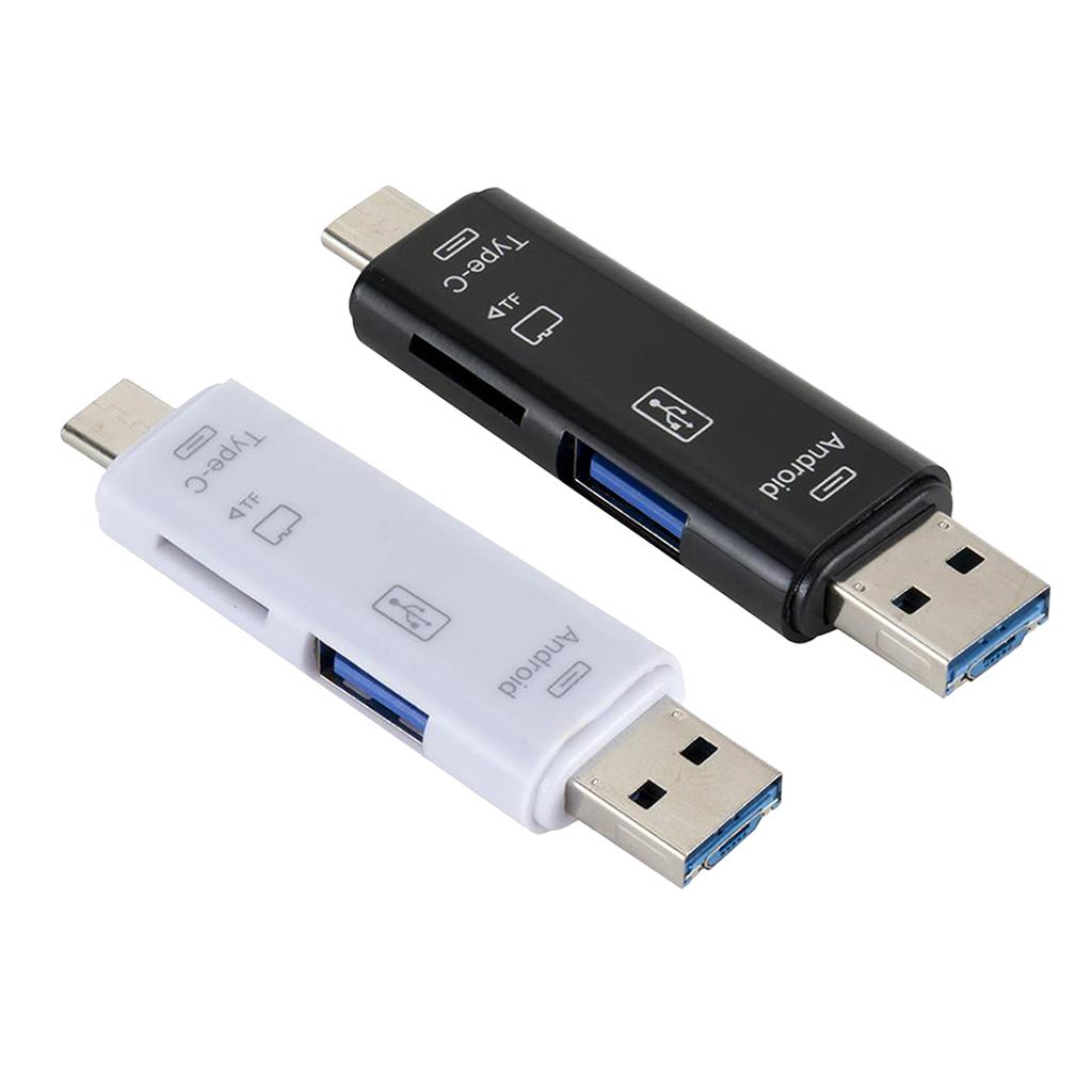 Memory Card Reader Micro USB OTG Adapter TF Card Adapter Black