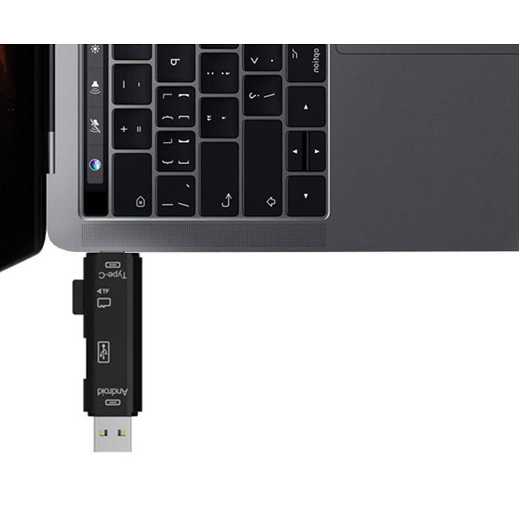 Memory Card Reader Micro USB OTG Adapter TF Card Adapter Black