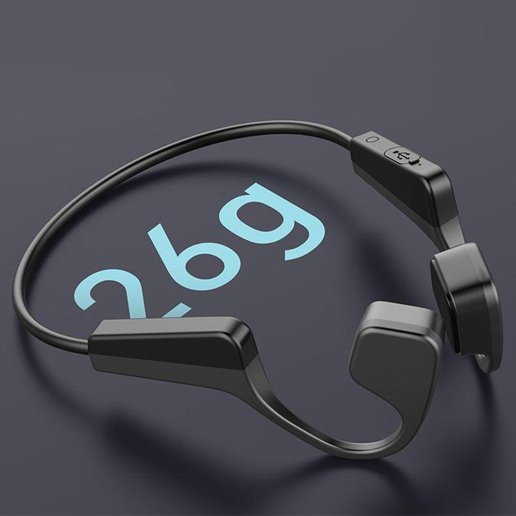 F2 Bone Conduction Headphones Bluetooth 5.0 w/ Mic for Running Gym