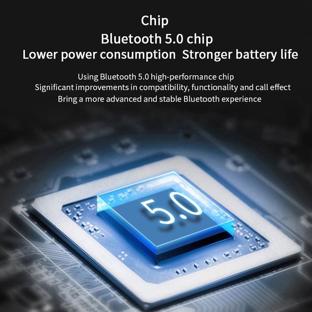 DYY-1 Wireless Bluetooth Bone Conduction Headset Sports Headphone Black