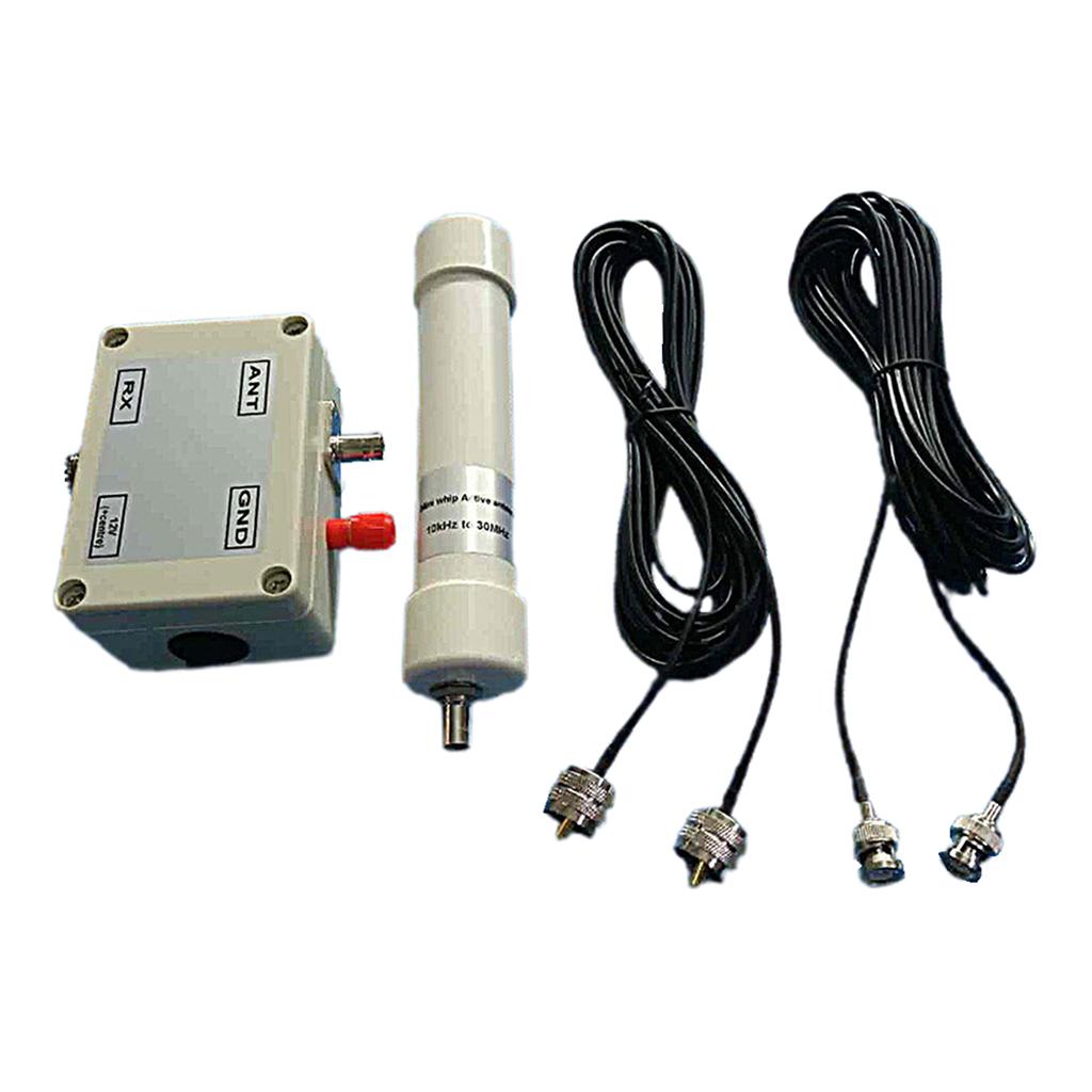 Active Loop Antenna Receiving 10KHz-30MHz Cable for Medium Short Wave Radio