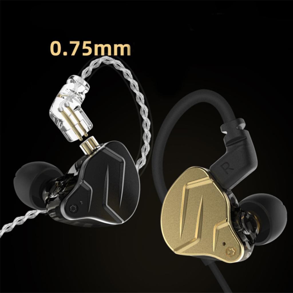 ZSN PRO X 1BA+1DD Dual Driver Hybrid Earbuds Stereo Earphone golden no