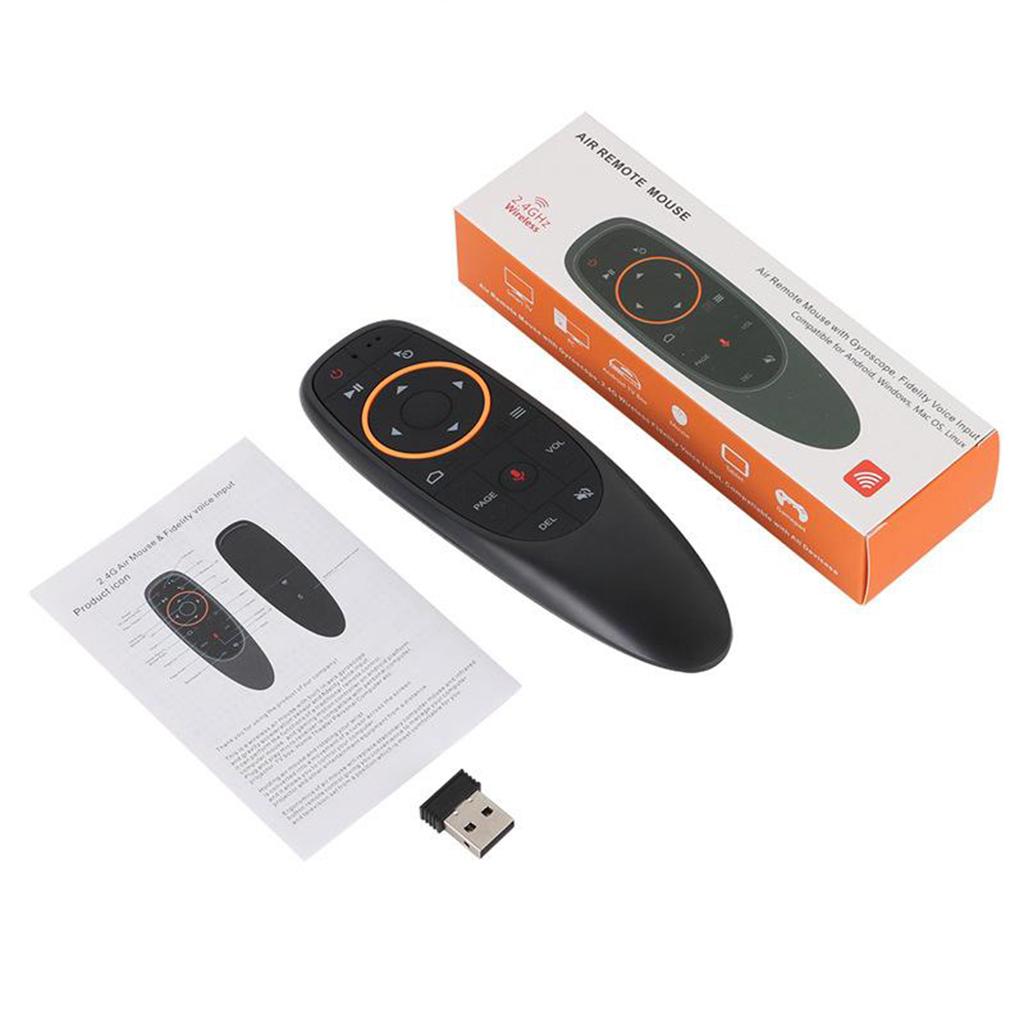 2.4G Voice Remote Control Wireless Mouse for PC TV Built-in Gyroscope
