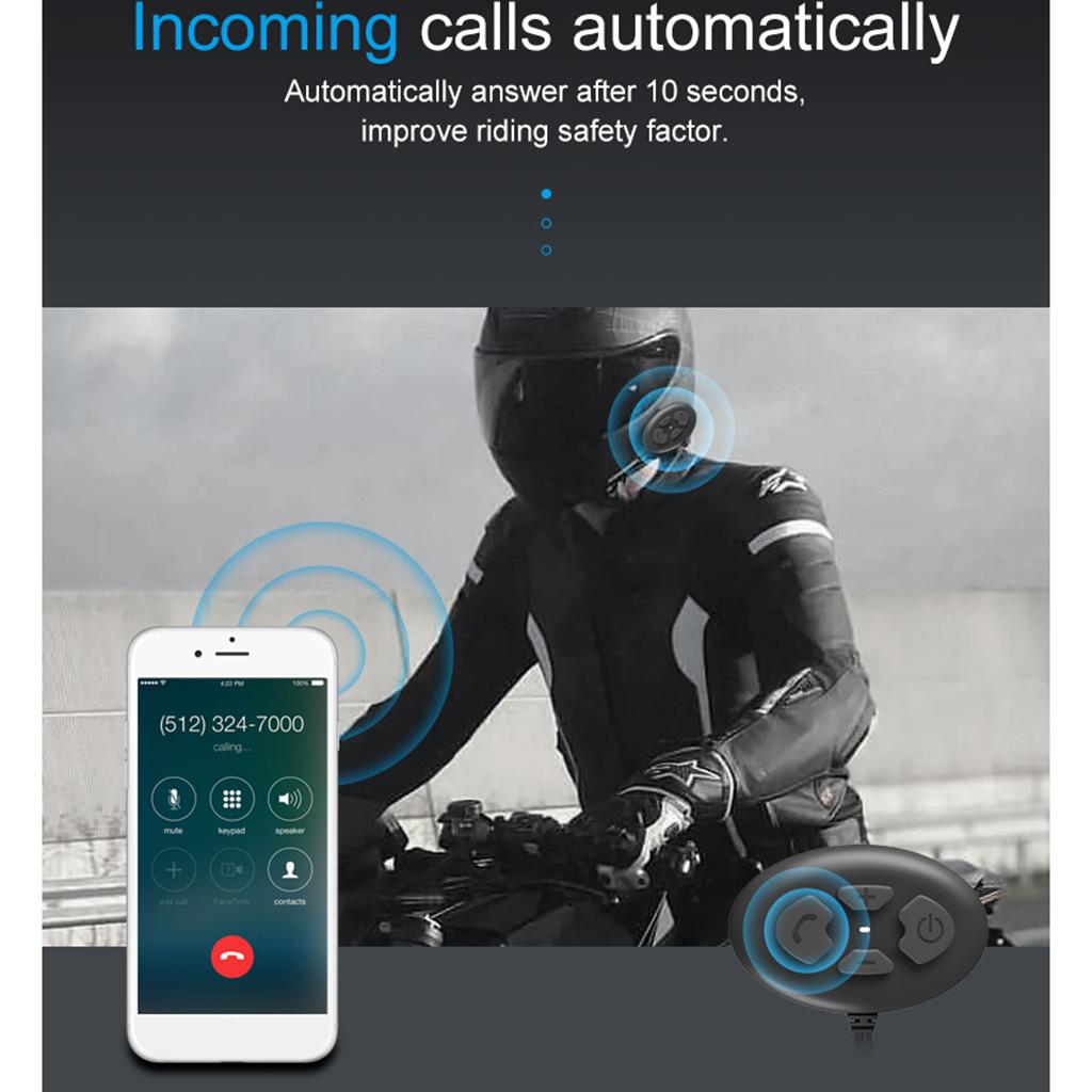 Stereo Anti-interference Earphone for Motorcycle Helmet Handsfree Headset