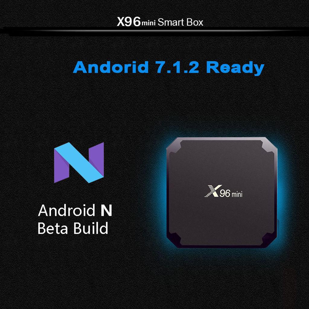 MINI Android 7.1 Smart Box S905W Quad Core H.265 HD Medien 1GB+8GB