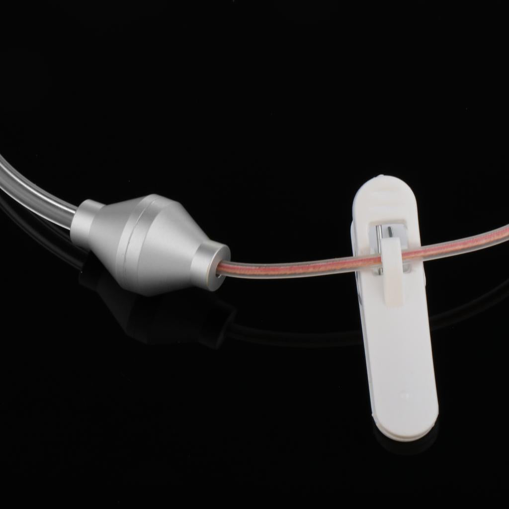 Air Tube Monaural In Ear Earphone Anti-radiation Headset 3.5mm Clear