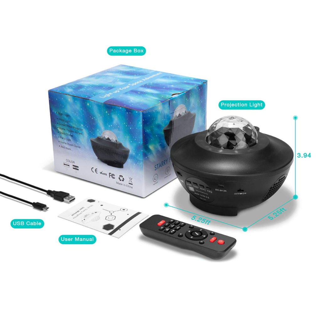 Bar Pub DJ Disco Stage Lights Led Projector Strobe with Remote Control