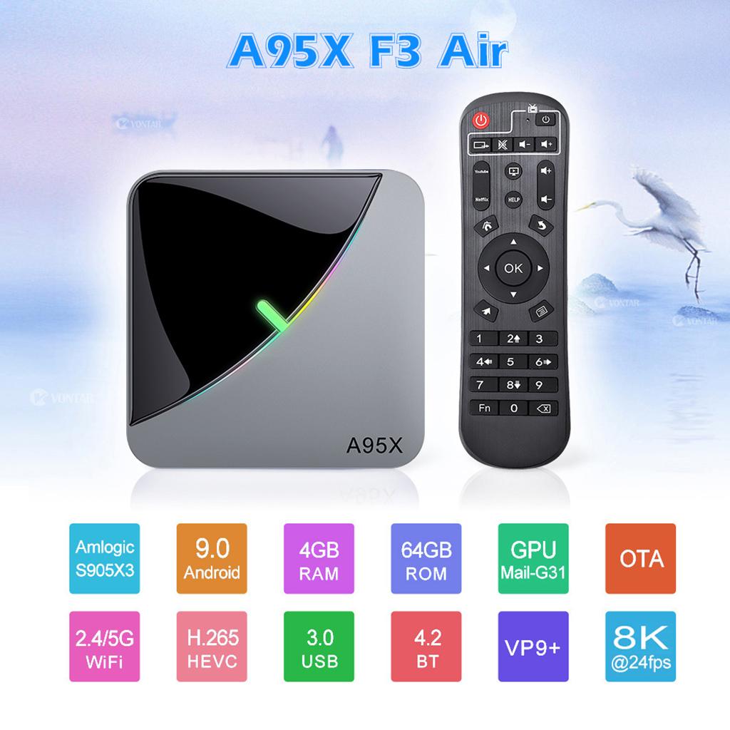 Quad Core WiFi 4K STB RGB Light Android Wifi Media Player AU Plug 2+16GB