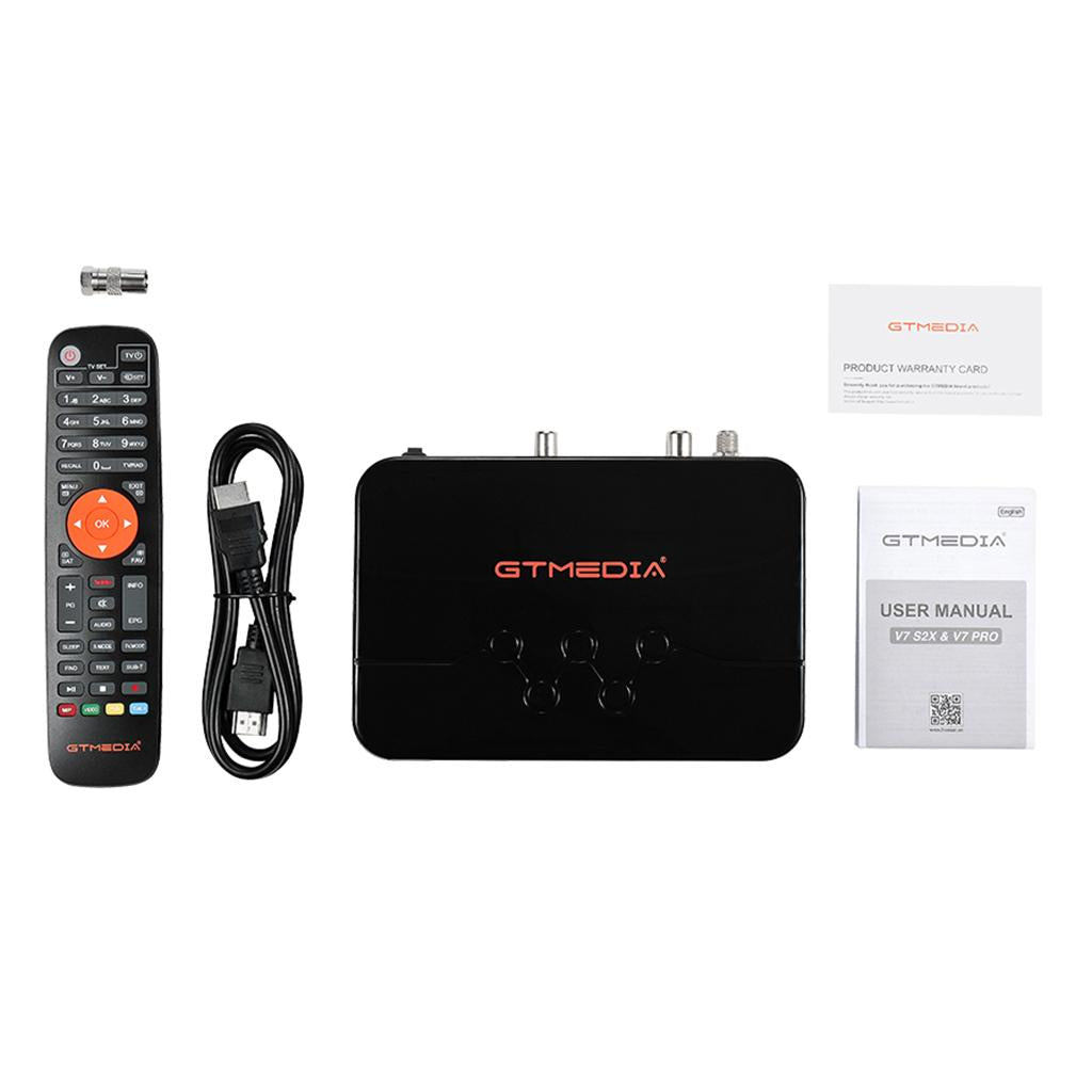 V7 Pro DVB-S2X/T2 Full HD Digital Receiver HDMI CA Card TV Tuner UK