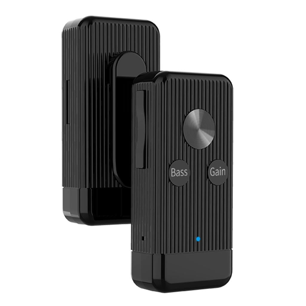 Mini Portable Bluetooth Receiver 3.5mm AUX Bass Audio Stereo Music Adapter