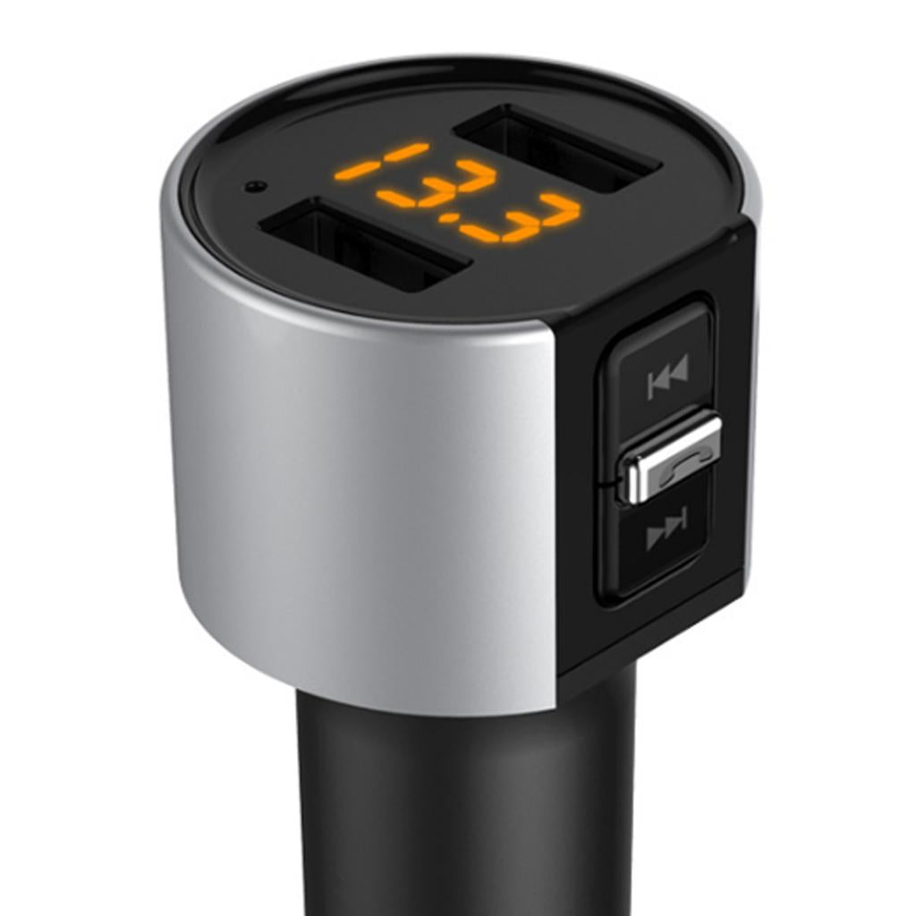 USB 5V 3.4A 2.4A & 1A LCD Car FM Transmitter Radio Adapter Kit