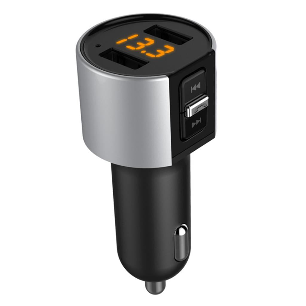 USB 5V 3.4A 2.4A & 1A LCD Car FM Transmitter Radio Adapter Kit