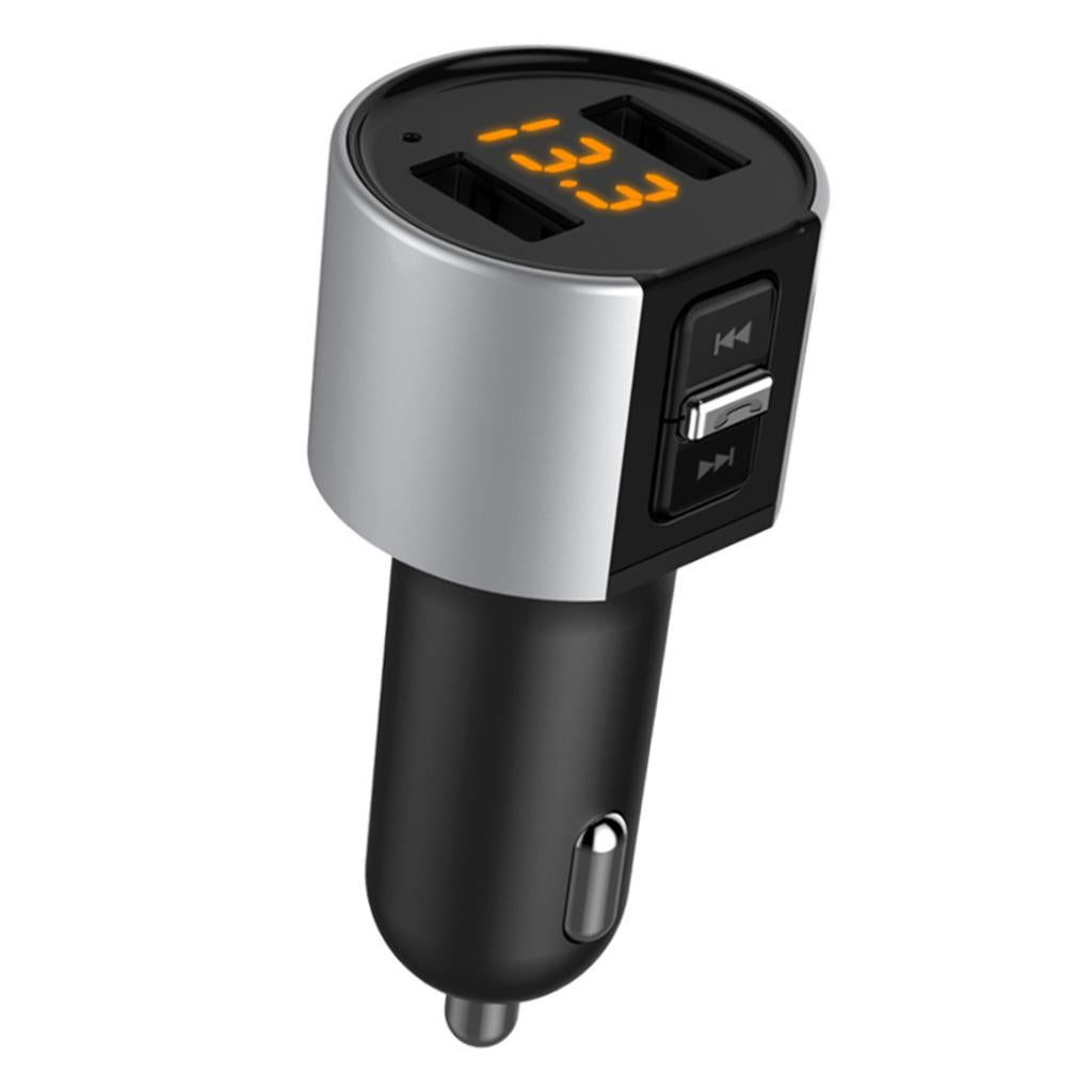 USB 5V 3.4A 2.4A & 1A LCD Car FM Transmitter Radio Adapter Kit