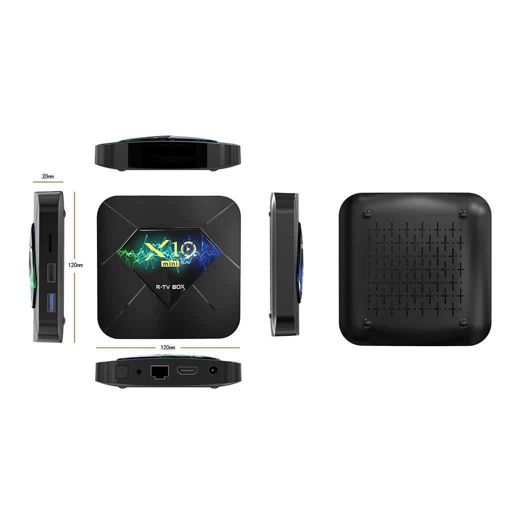 X10mini Android 10.0 Media Player Allwinner H313 Quad Core WiFi EU 2+16G