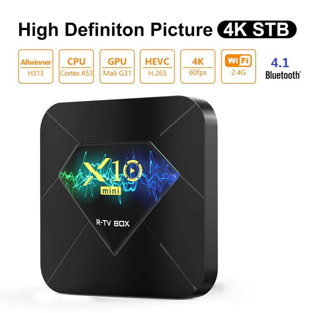 X10mini Android 10.0 Media Player Allwinner H313 Quad Core WiFi AU 1GB+8GB