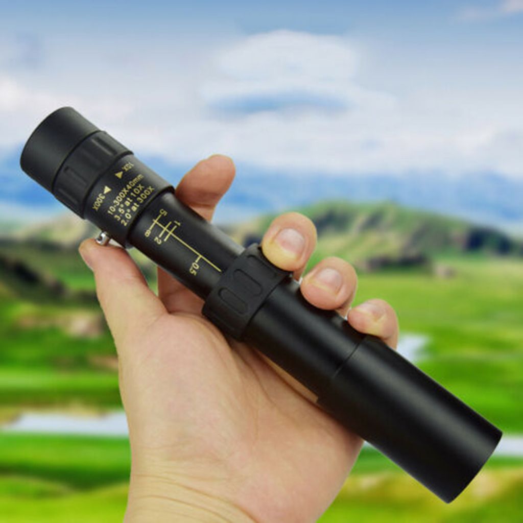 4K 10-300X40mm Zoom Monocular Telescope BAK4 1pc Monocular