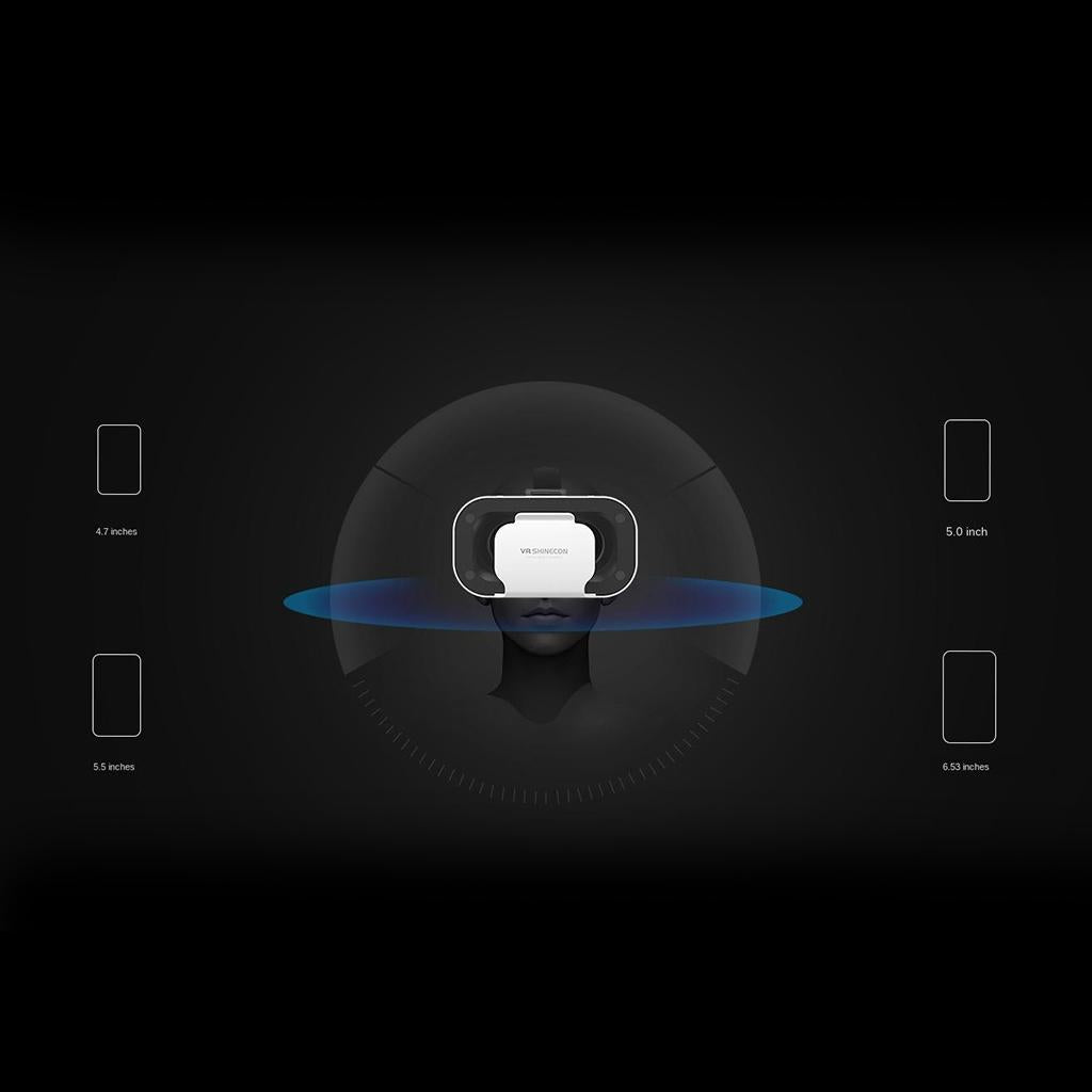 VR SHINECON Smartphone Virtual Reality 3D Glasses for Video Games Movies