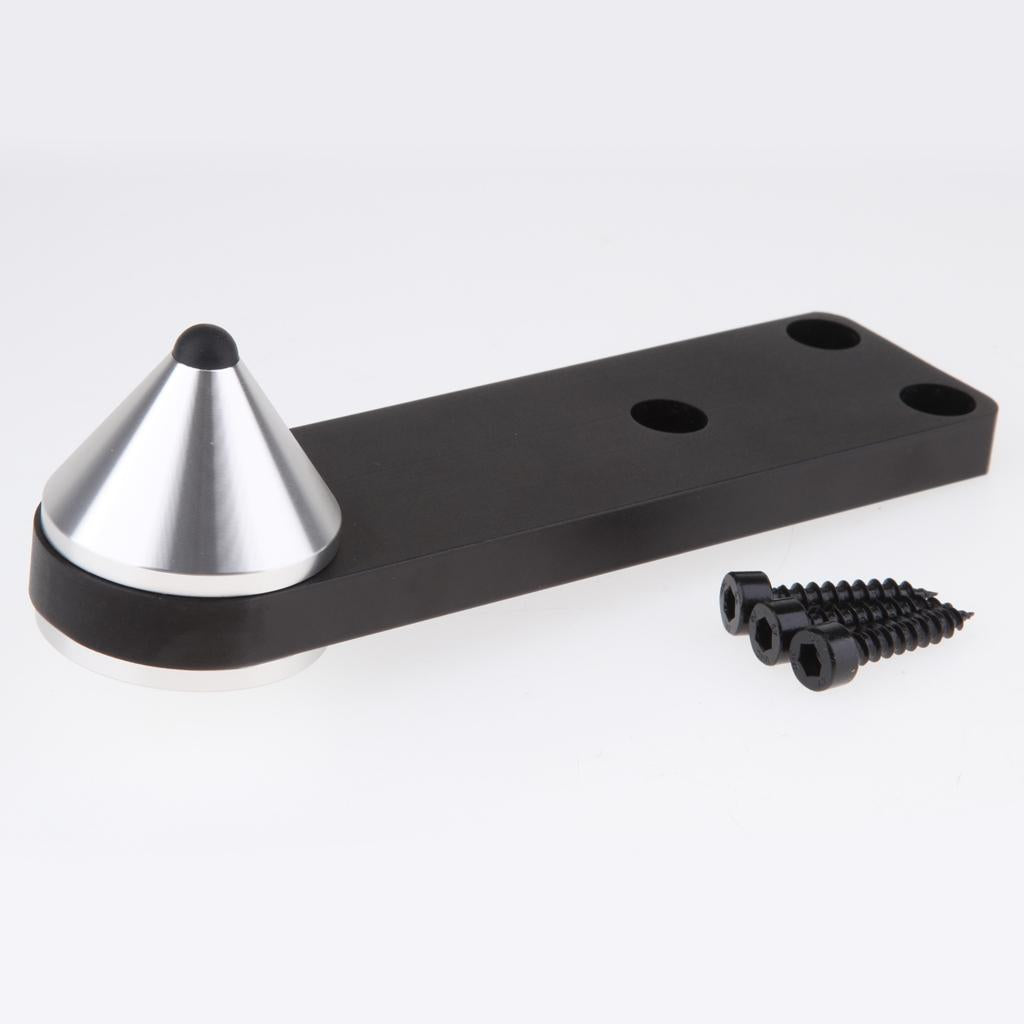 4Pcs Speaker Floor Stands Spikes Aluminum Shock Absorbing Isolation Feet Pad