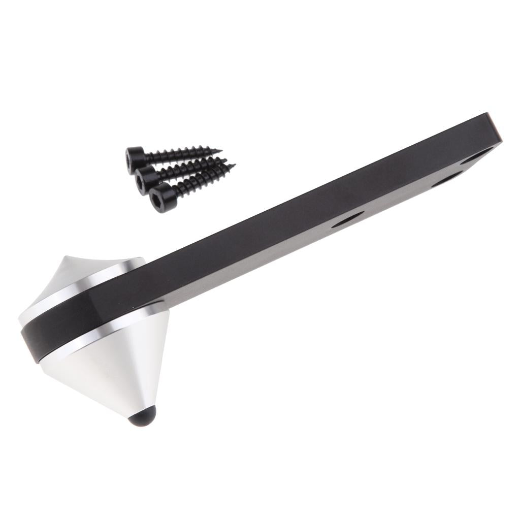 4Pcs Speaker Floor Stands Spikes Aluminum Shock Absorbing Isolation Feet Pad