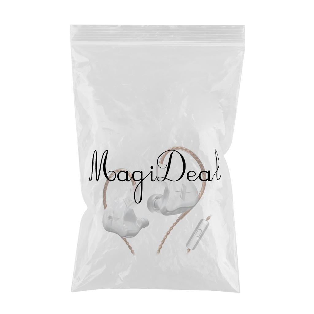 KZ 1DD Earphone In-Ear Earbud 10mm Dynamic Driver white with mic