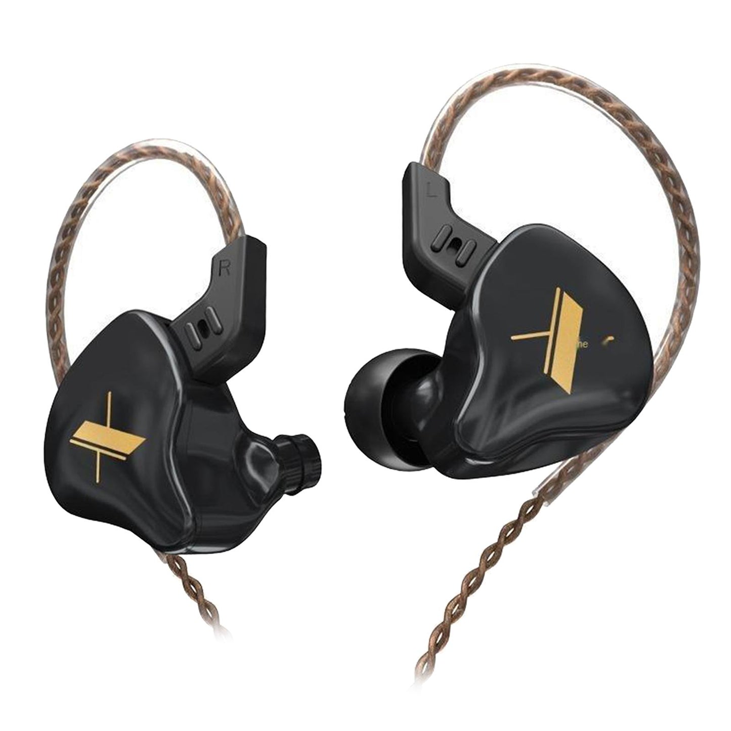 KZ 1DD Earphone In-Ear Earbud 10mm Dynamic Driver black no mic