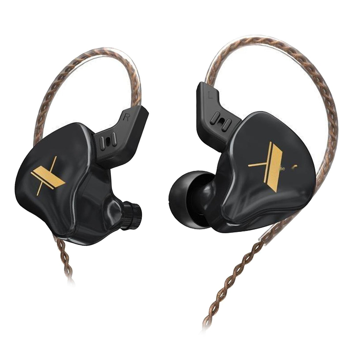 KZ 1DD Earphone In-Ear Earbud 10mm Dynamic Driver black no mic