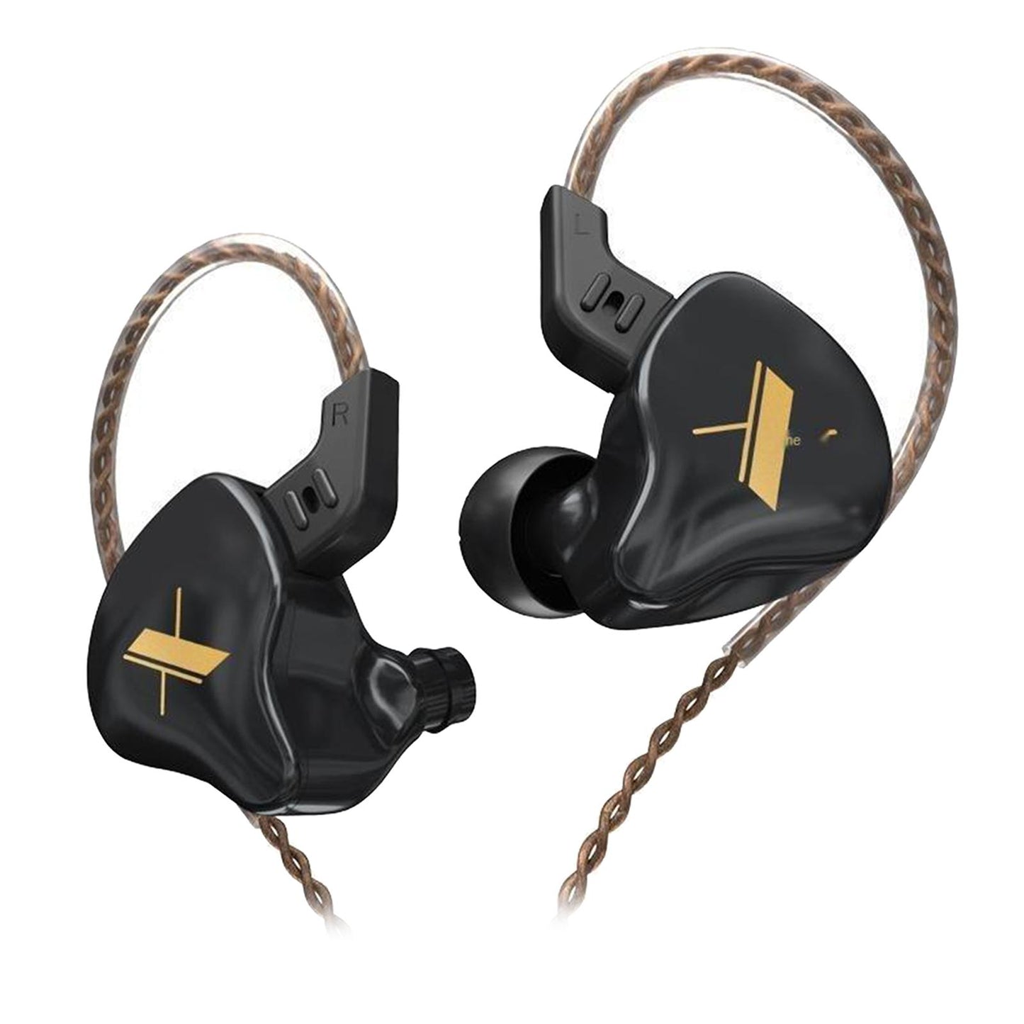 KZ 1DD Earphone In-Ear Earbud 10mm Dynamic Driver black no mic