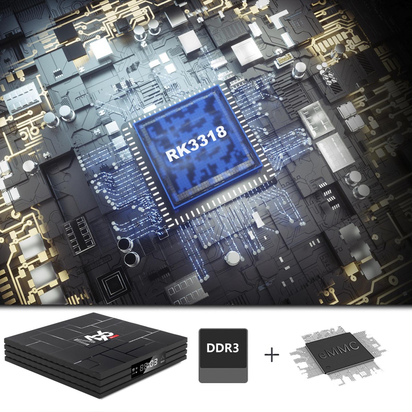 Newest M96 Android 9.0 5G Hotspot Set-Top Box 2GB 16GB uk plug