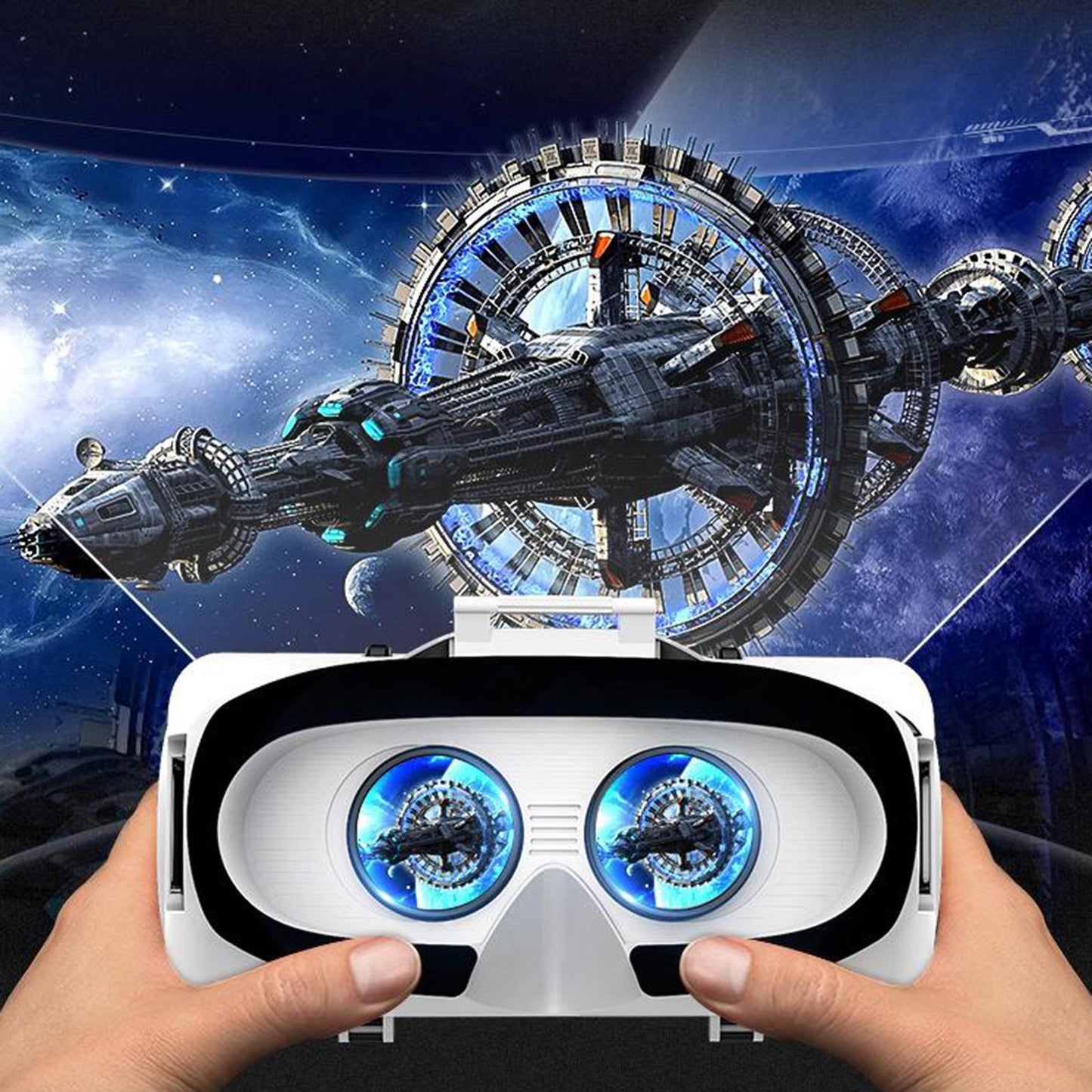 VR Shinecon Virtual Reality Headset Movie Game Glasses for 4.7-6.53" Phone