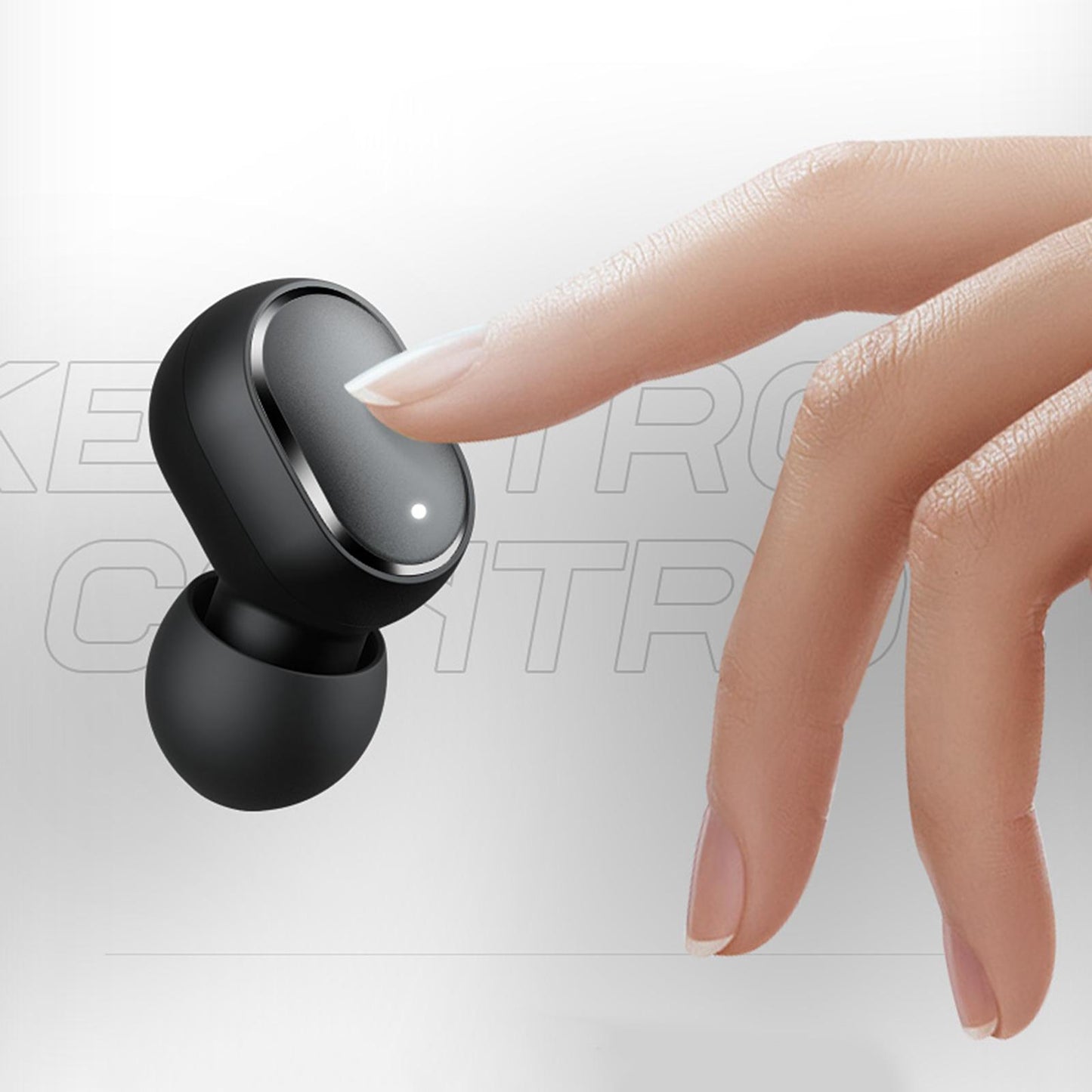 TWS Bluetooth Earphones Wireless Headphone Smart Touch Earbuds Headset Black