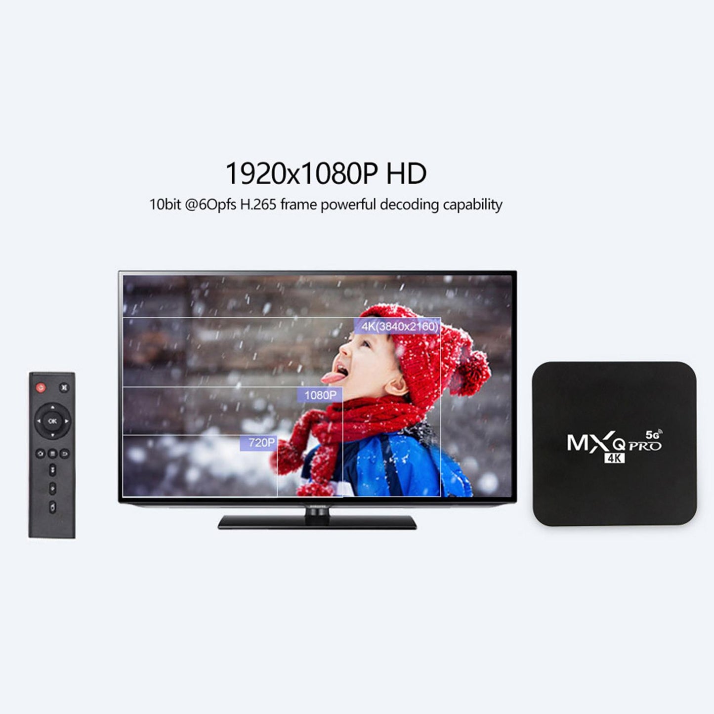 Media Player Wifi Smart-Tv Quad-Core 4K HD 3D 5Ghz AU Plug 2GB 16GB