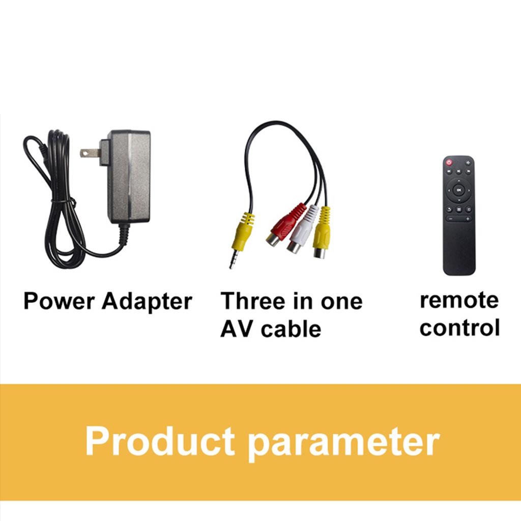 Outdoor YG280 Movie Mini Projector 1080P 80'' with LED HDMI AV USB AUX UK