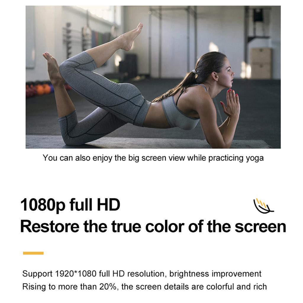 Outdoor YG280 Movie Mini Projector 1080P 80'' with LED HDMI AV USB AUX UK