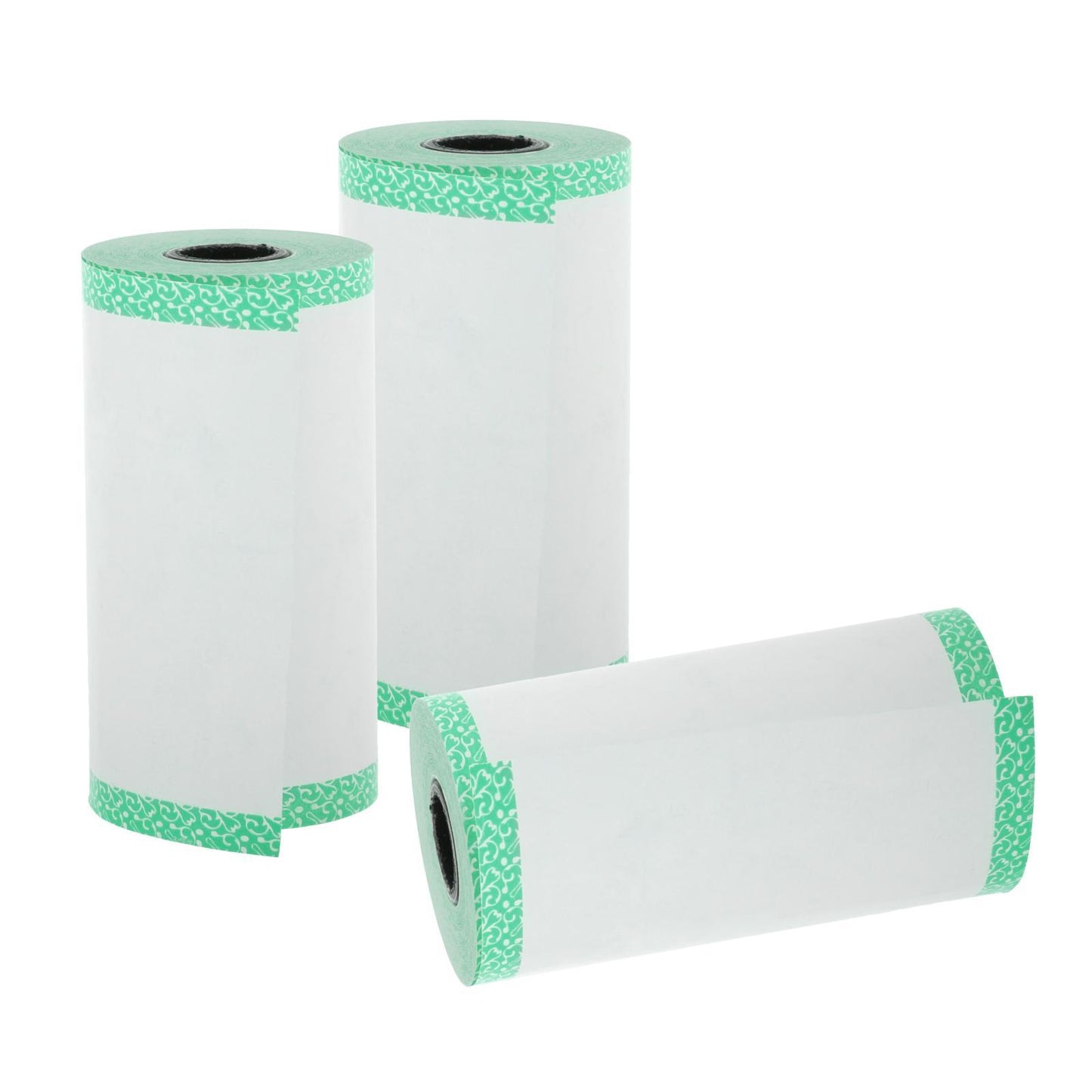 3x Thermal Cash Register Printing Paper Roll Label Printer Color Edge Green