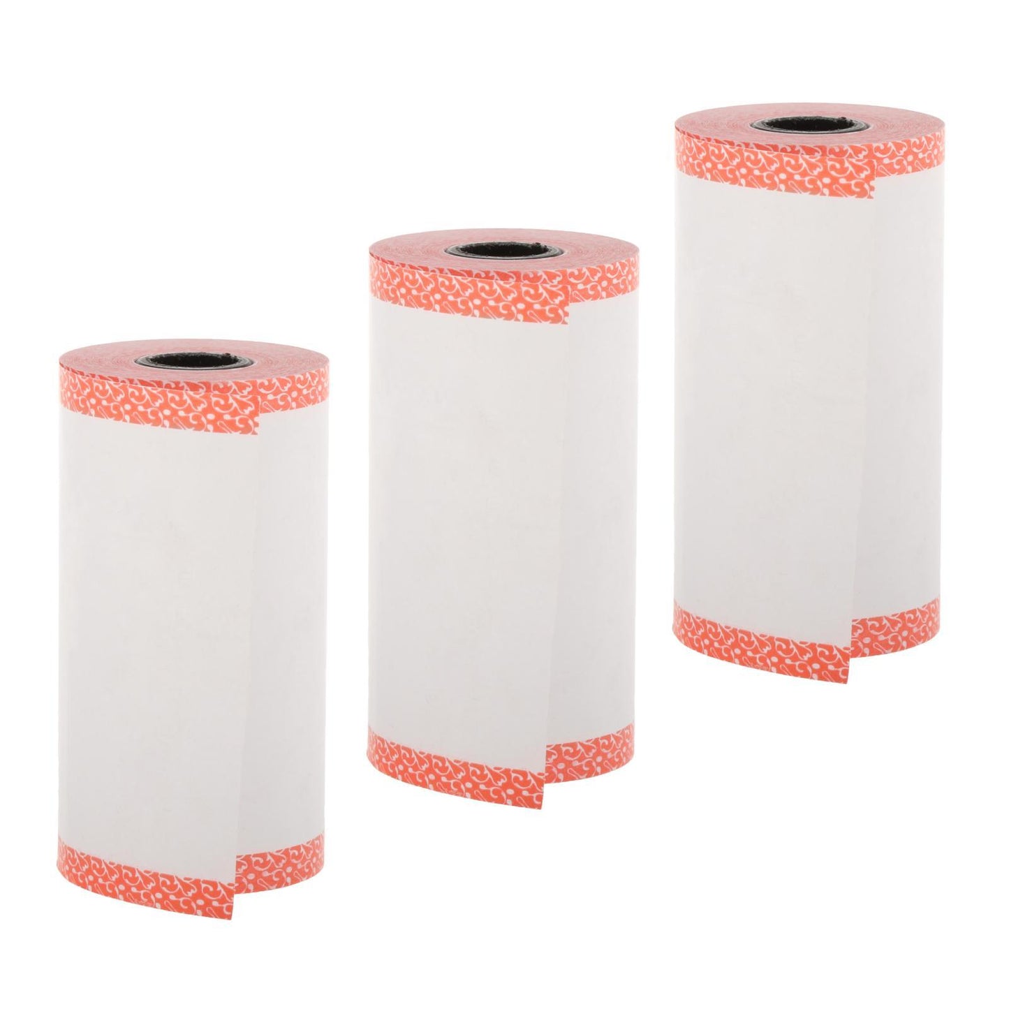 3x Thermal Cash Register Printing Paper Roll Label Printer Color Edge Red