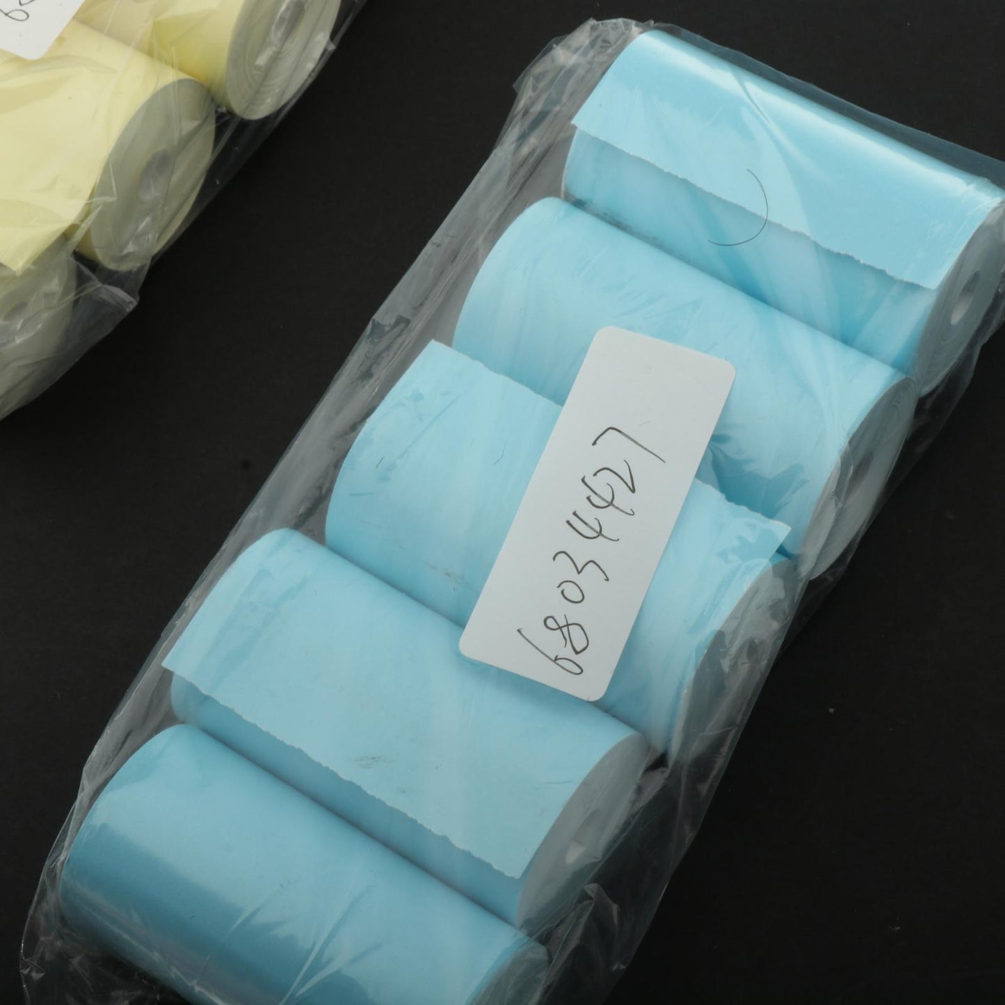 5pcs Colored Printing Paper Roll Thermal Printer Portable 57x30mm Blue