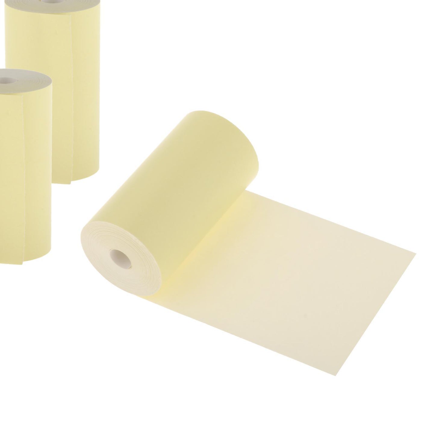 5pcs Colored Printing Paper Roll Thermal Printer Portable 57x30mm Yellow