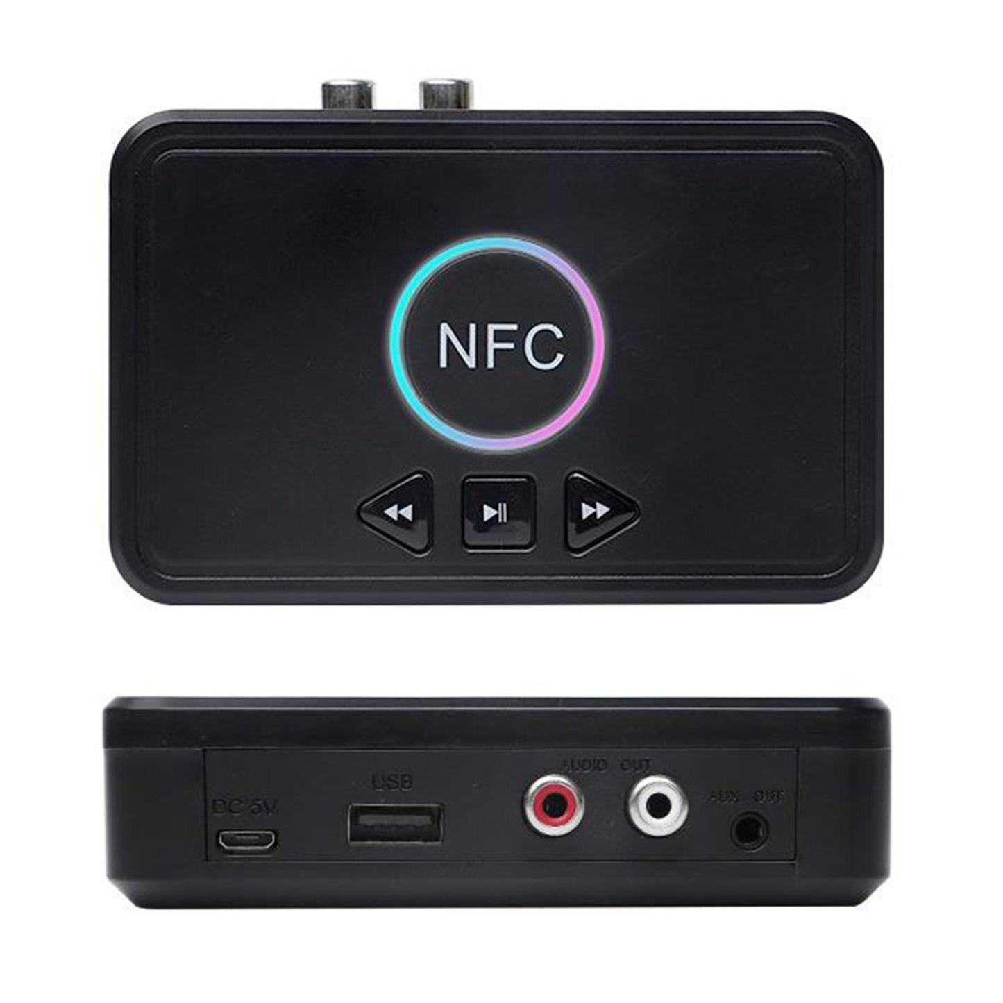 Wireless 5.0 NFC Music Receiver 3.5mm Aux Stereo Audio Adapter