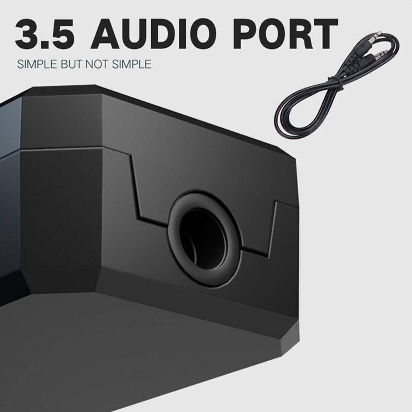 2-in-1 Wireless 5.0 Receiver Adapter Transmitter Dongle for Car TV