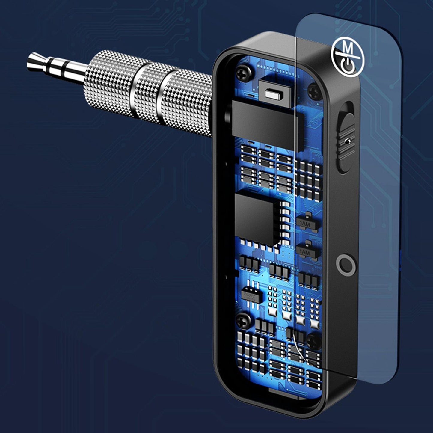 C28 Portable Audio Transmitter Receiver 3.5mm Output for TV Car